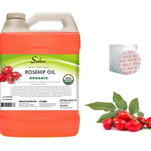 4 lbs High Quality Unrefined Rosehip Oil Cold Pressed Organic Virgin Rose Hip
