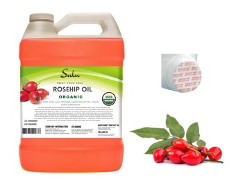 1 gallon High Quality Unrefined Rosehip Oil Cold Pressed Organic Virgin Rose Hip