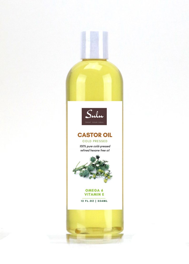 Castor oil 100% pure all natural cold pressed Hexane Free | Etsy
