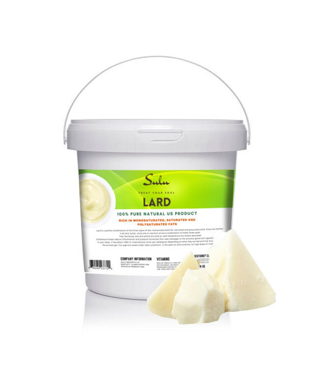 100 Pure Grass Fed Pig Lard All Natural Etsy