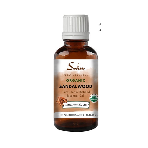 Organic Sandalwood Essential Oil-100% Pure and Natural USDA Organic