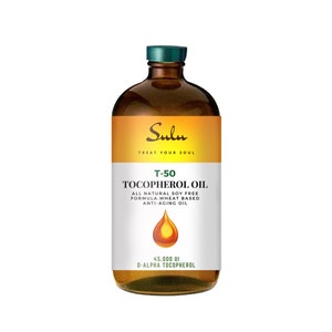 100% Pure and Natural T-50 Tocopherols Vitamin E Oil image 1