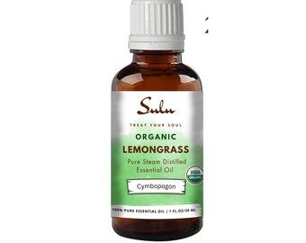 Organic Lemongrass Essential Oil-100% Pure and Natural USDA Organic