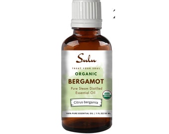 Bergamot Essential Oil-100% Pure and  Steam Distilled Natural Therapeutic Grade