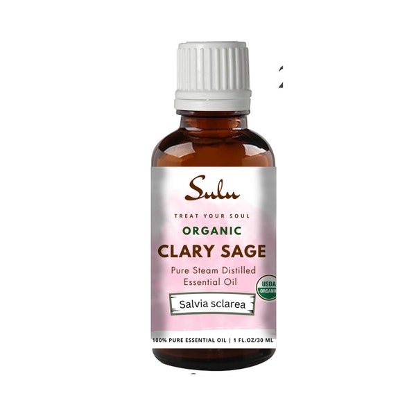 Organic Clary Sage Essential Oil-100% Pure USDA Organic