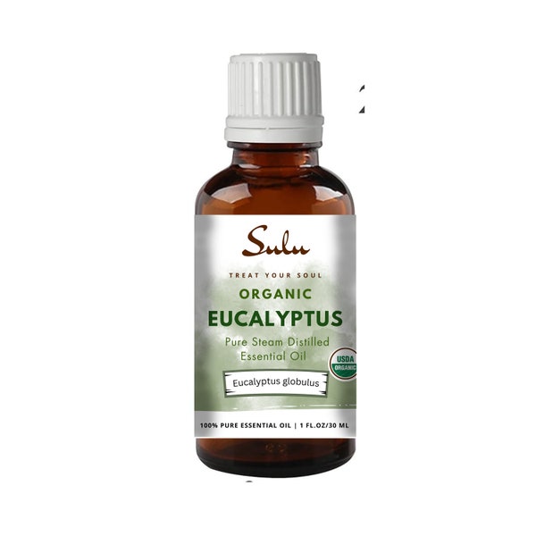 Organic Eucalyptus Essential Oil-100% Pure and Natural Organic