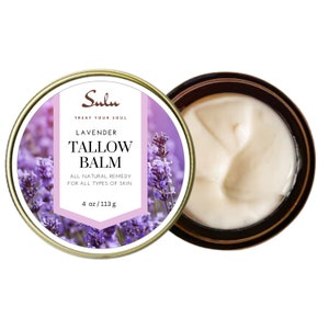 Natural Whipped Tallow Balm for Face and Body, Natural Moisturizer made with Grassfed Beef Tallow image 7