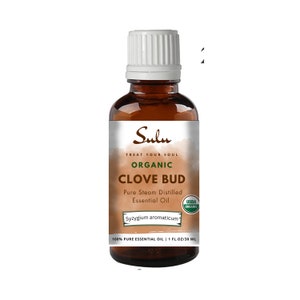 Clove Bud Essential Oil- 100% Pure USDA Organic Therapeutic Grade