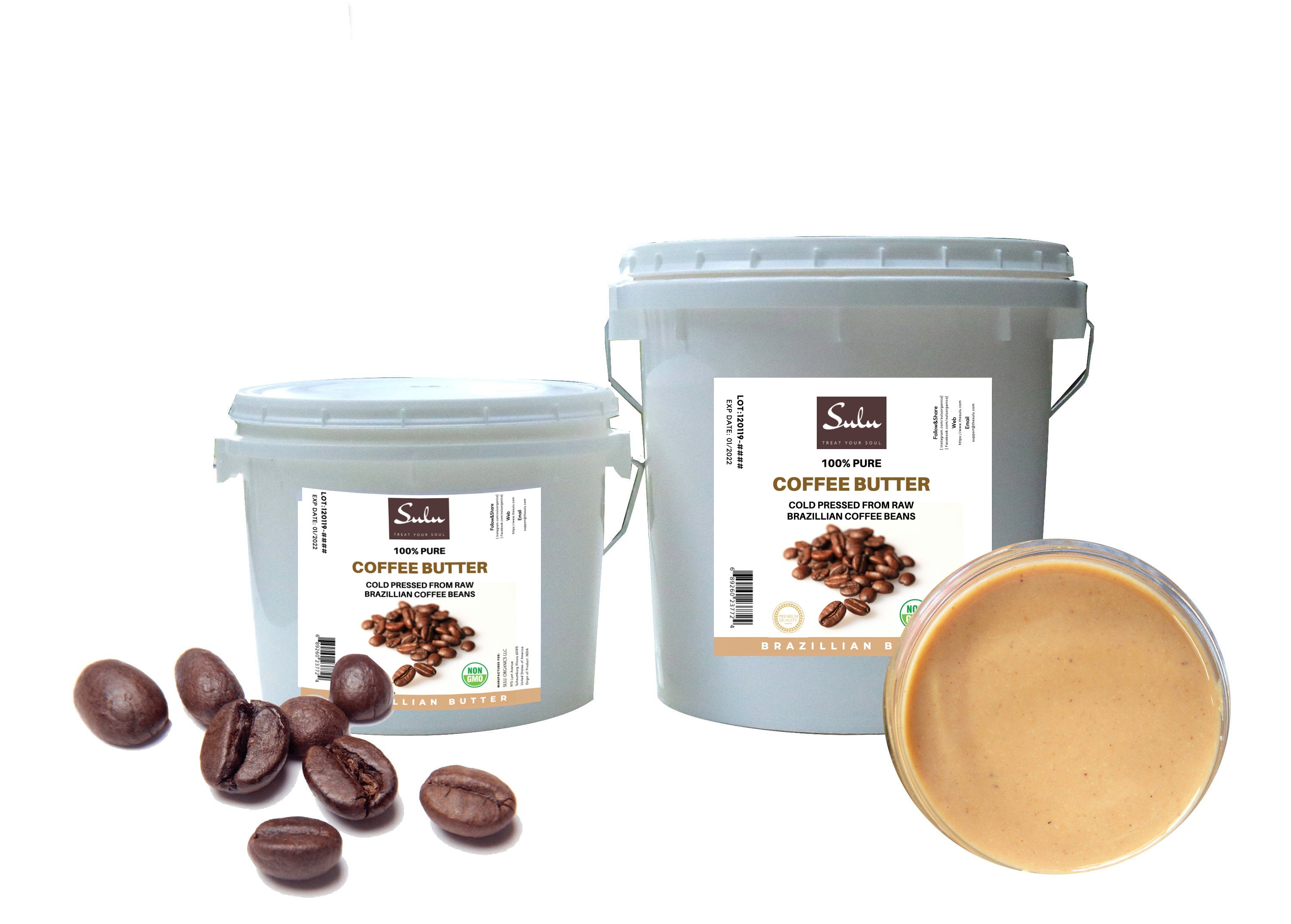 Pure All Natural Raw Unrefined Coffee 