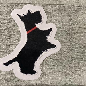 Scotty Dog Sticker Sheet - Scotty Dog Stickers - Etsy