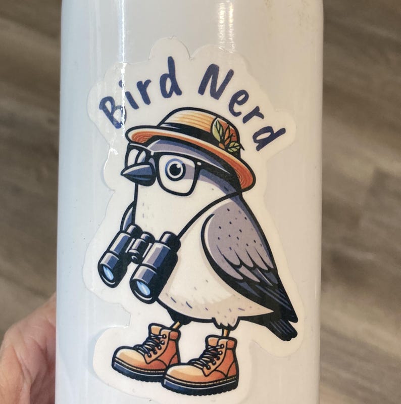 Bird Nerd Sticker Bird Sticker Bird Watcher Sticker Waterproof Bird ...