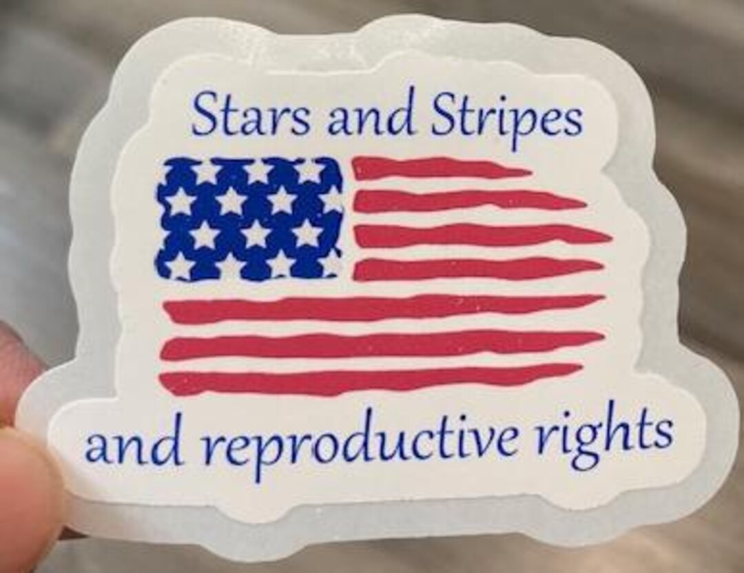 Reproductive Rights Sticker Stars Stripes Reproductive Rights Decal ...