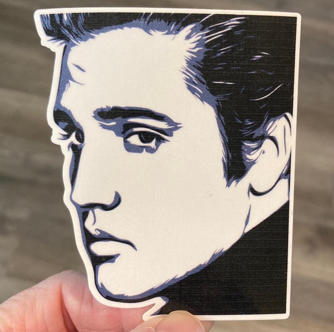 Elvis Presley Sticker Pack – 12 Sheets, Each 3.75 X 4.75 Inches. Perfect For Party Favors Or Gift Bags.