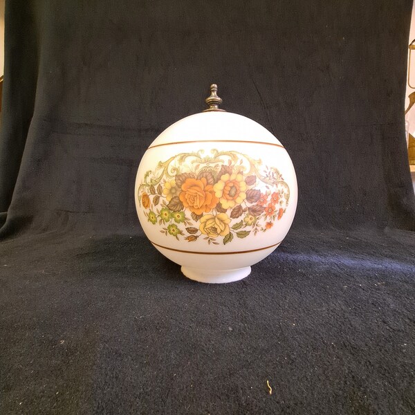Milk Glass Finial Etsy