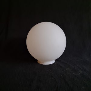 10 inch outside frost  Ball shade  Light cover with a 4 3/4 inch fitter . pendant light , flush mount ceiling  , school house fixture shade