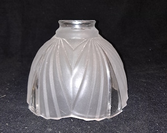 Vintage Deco estilo reemplazo de boca ancha Globo de iluminación /sombra 2 1/4 pulgadas ajustador de labios 5 pulgadas patrón de cortina extendida ncc