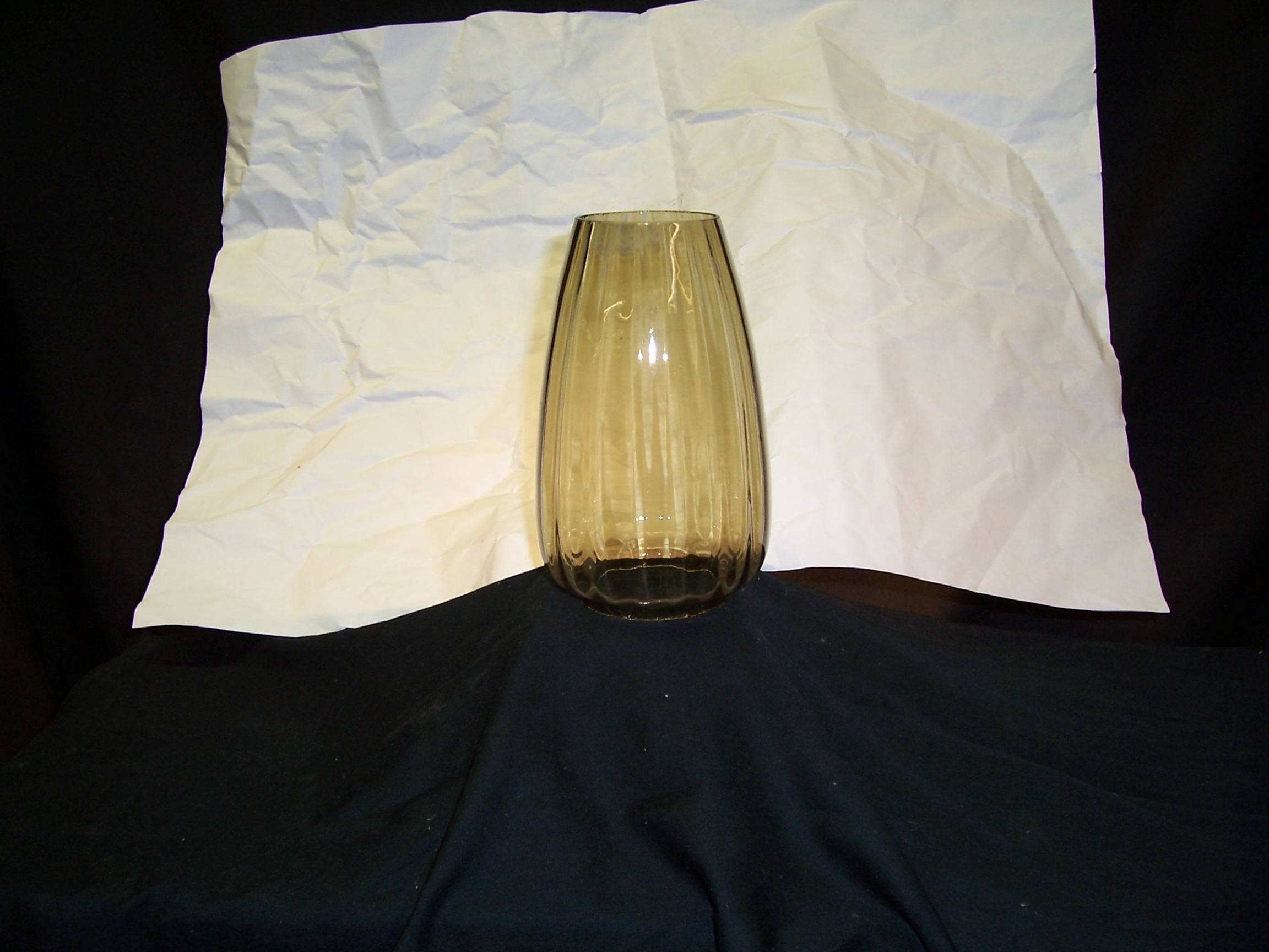 Smoked Optic Ribbed Neckless Tapered 