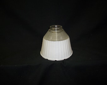 NOS  Crystalite  Diffuser  6 inch  National Home Lamp council  #955 replacment shade , vintage glass lamp part , stiffel,rembrandt,