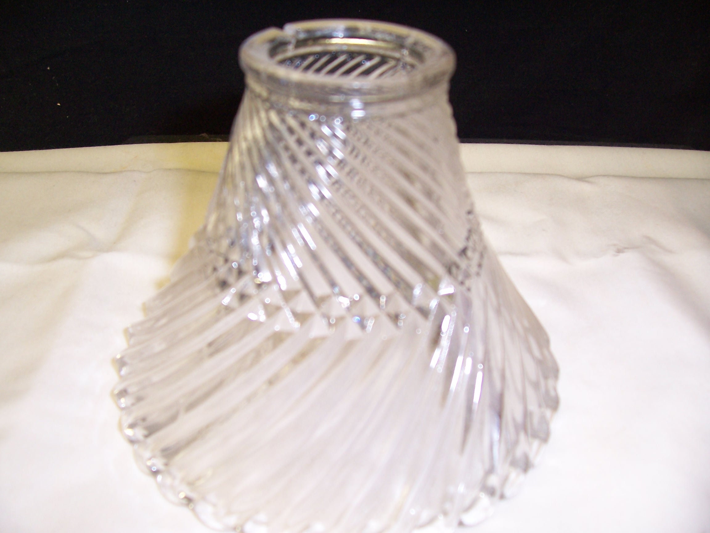 Vintage Holophane Style Trumpet Replacement Shade Clockwise Etsy