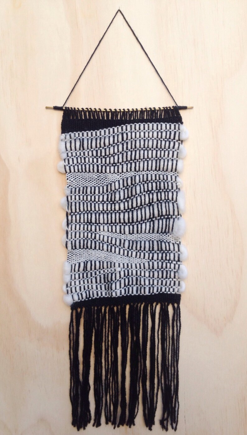 Unique hand woven wall hanging / weaving / tapestry Etsy