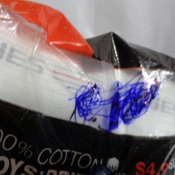 NOS Boy's Hanes Tighty White Briefs Underwear 1987 US… Gem