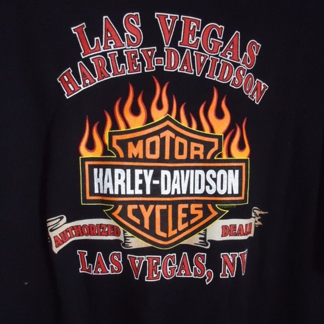 ハーレーダビッドソン Tシャツ ラスベガス 1998年 M HOLOUBEK ハーレーダビッドソン 東京 Tシャツ ライダース バイク ロック