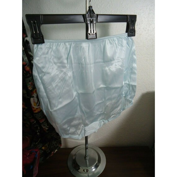 NOS Vtg Light Blue NYLON Panties Silky Oldstock s… - image 3