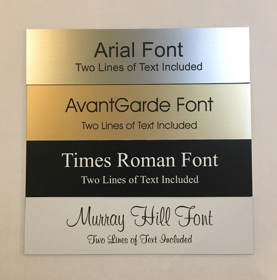2x8 Kit Name Plate Personalized Desk or Wall