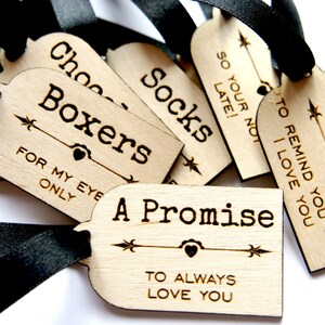 Wooden Groom Survival Kit Tags, Groom Gift, Night Before The Wedding Gift, Groom To Be Gift image 2