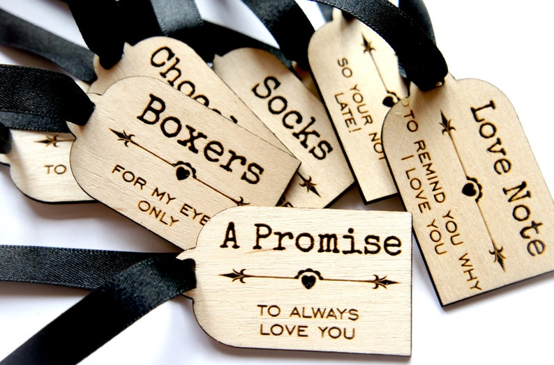 Wooden Groom Survival Kit Tags, Groom Gift, Night Before The Wedding Gift, Groom To Be Gift image 2