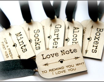 Wooden Groom Survival Kit Tags, Groom Gift, Night Before The Wedding Gift, Groom To Be Gift