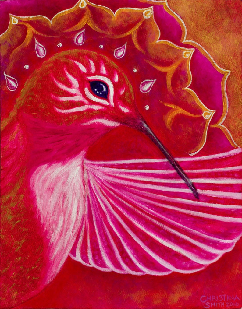 Hummingbird Art, Hummingbird Totem, Hummingbird Gifts, Art Print ...
