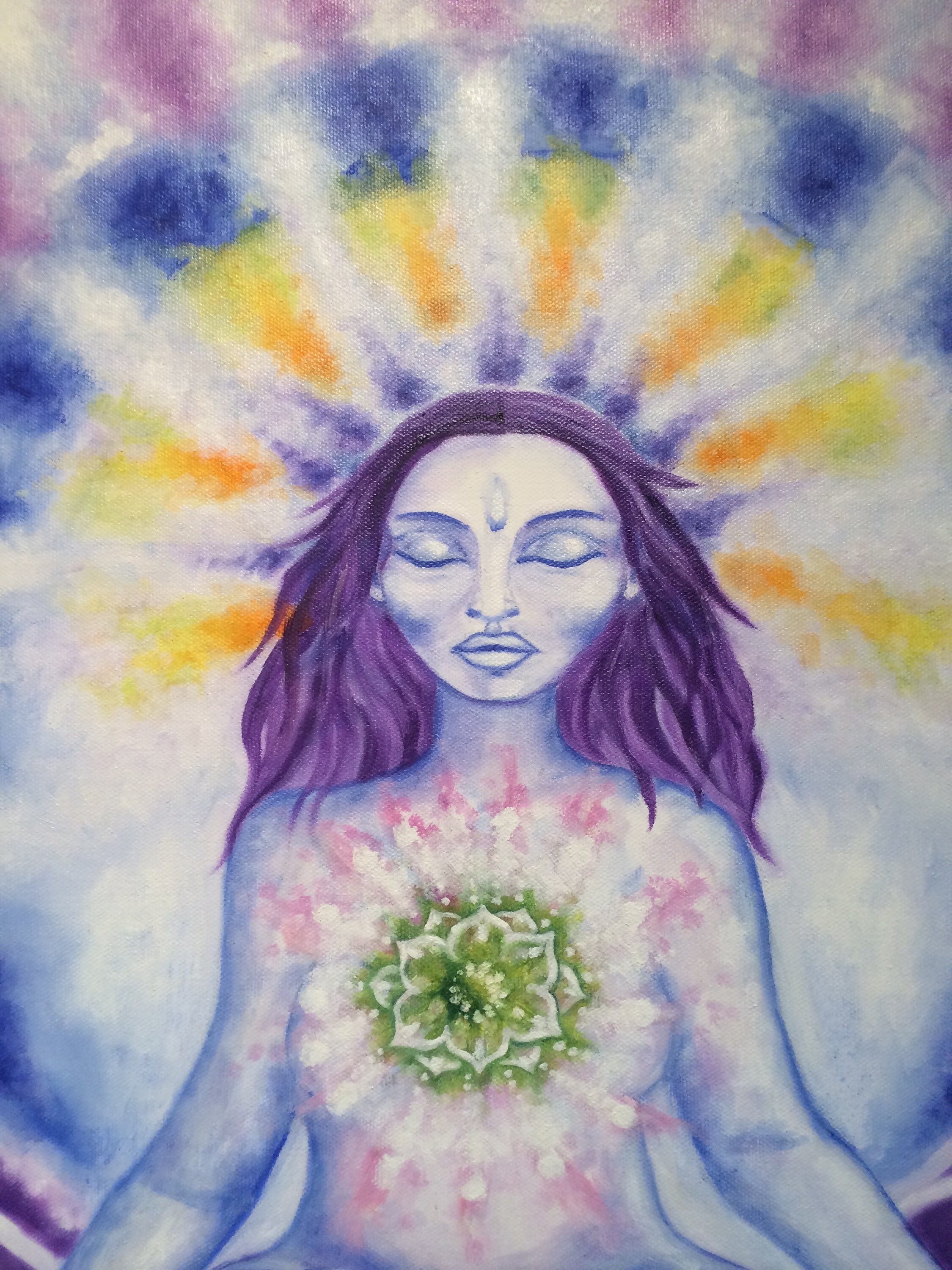 Spiritual Art Painting Goddess Art Healing Art Visionary Etsy UK