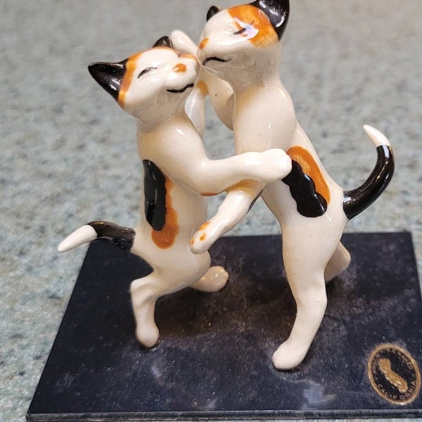 Vintage Hagen-Renaker Dancing Cats Hard to find