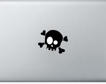 Crossbones decal for macbook Crossbones decal for macbook