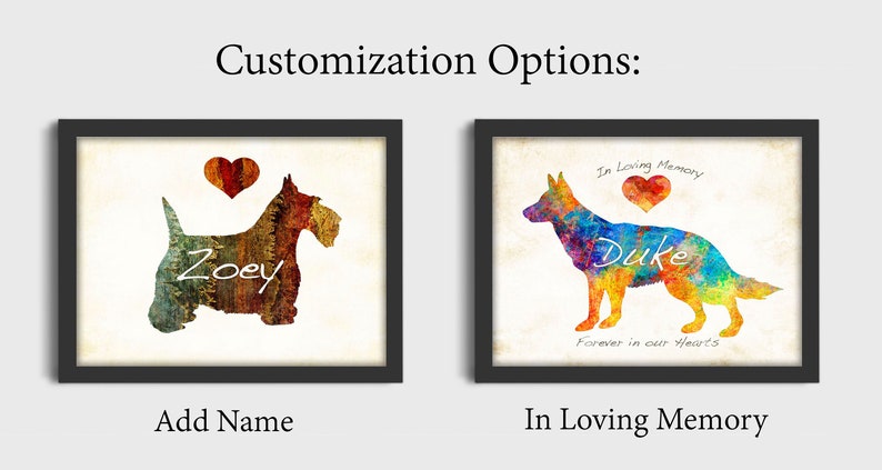 Choose size Cardigan Welsh Corgi Framed Watercolor Art Print by Dan Morris Personalized Two Color Options Black or White Frame,\u00a9Dan Morris