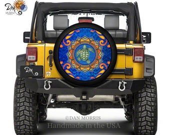 YZ-MAMU Sea Turtle Spare Tire Cover Waterproof Dust-Proof for Jeep Trailer RV SUV Truck and Other Vehicles YZ-MAMU Sea Turtle Spare Tire Cover Waterproof Dust-Proof for Jeep Trailer RV SUV Truck and Other Vehicles