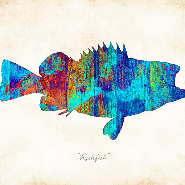 Rockfish Art Etsy