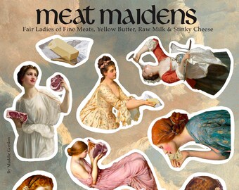 Meat Maidens Sticker Pack