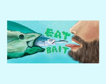 Eat Bait Bumper Sticker