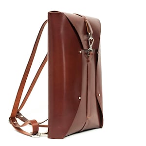 Housse pliée pour ordinateur portable et sac à dos, cuir beige ect- sac à dos pour ordinateur portable