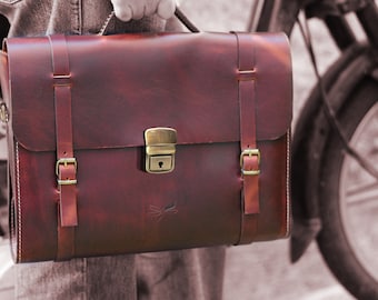 Custom leather laptop bag, Mens Leather  Bag, Laptop bag, Leather Messenger bag