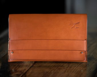 Quality leather tablet & laptop sleeve, custom