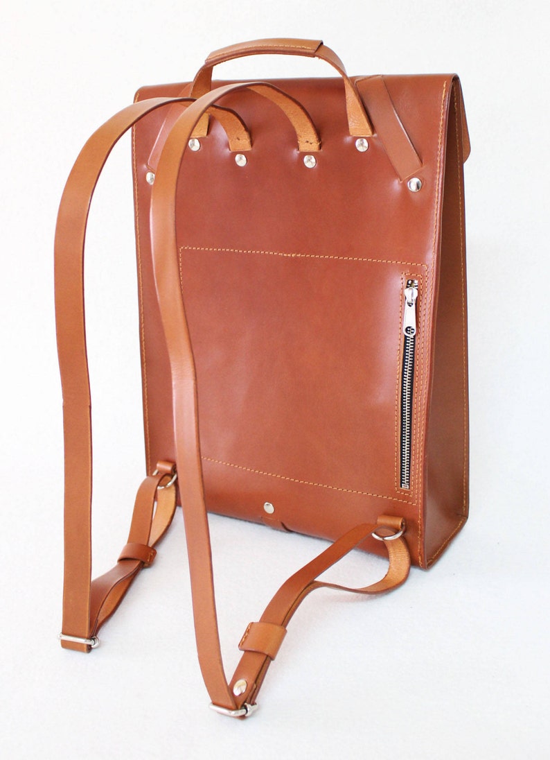 Leather Bag Leather Backpack for Men Backpack for Laptop Etsy