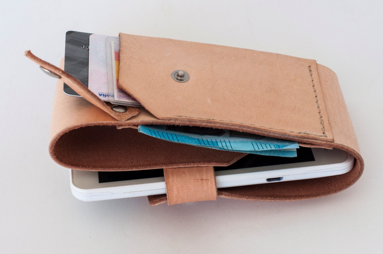 Wallet for cards and mobile. IPhone Case and wallet. Case Etsy