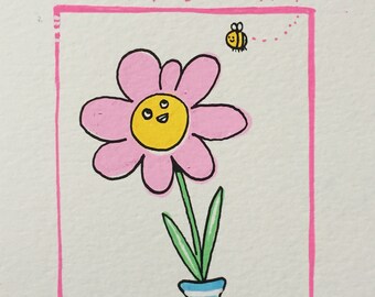 Hello You! Postcard Art