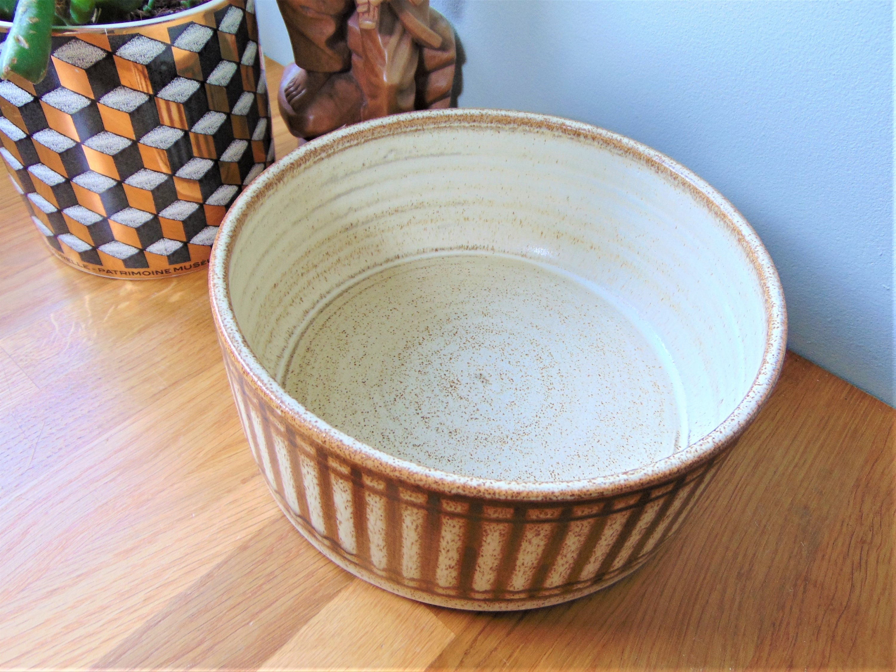 Kingwood Pottery Grayshott Link Drum Bowl Etsy UK