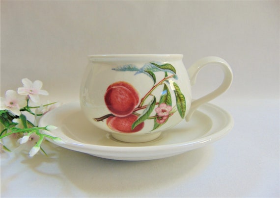 Portmeirion Pottery Pomona Cup and Saucer Grimwoods Royal - Etsy