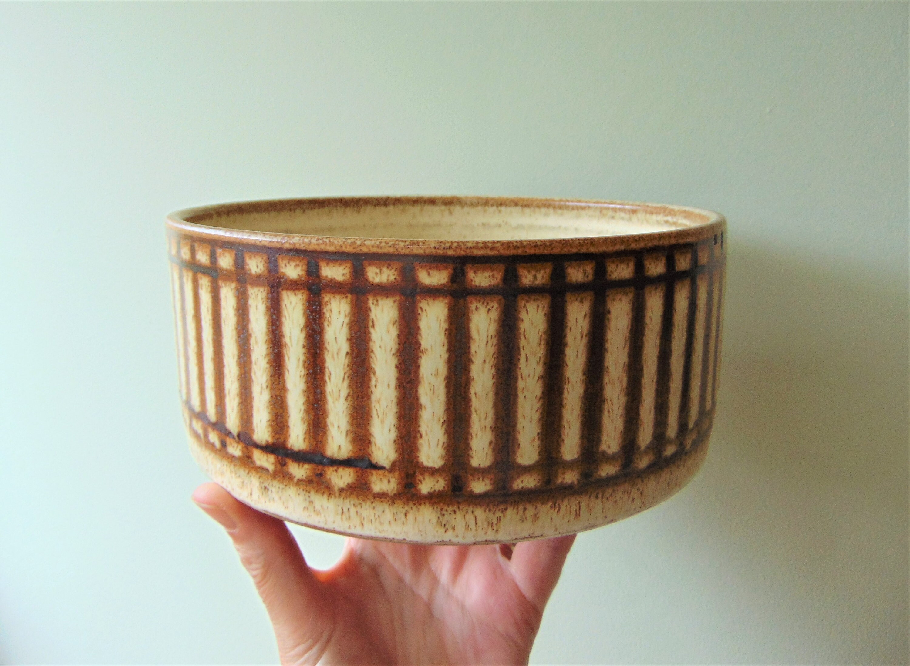 Kingwood Pottery Grayshott Link Drum Bowl Etsy UK