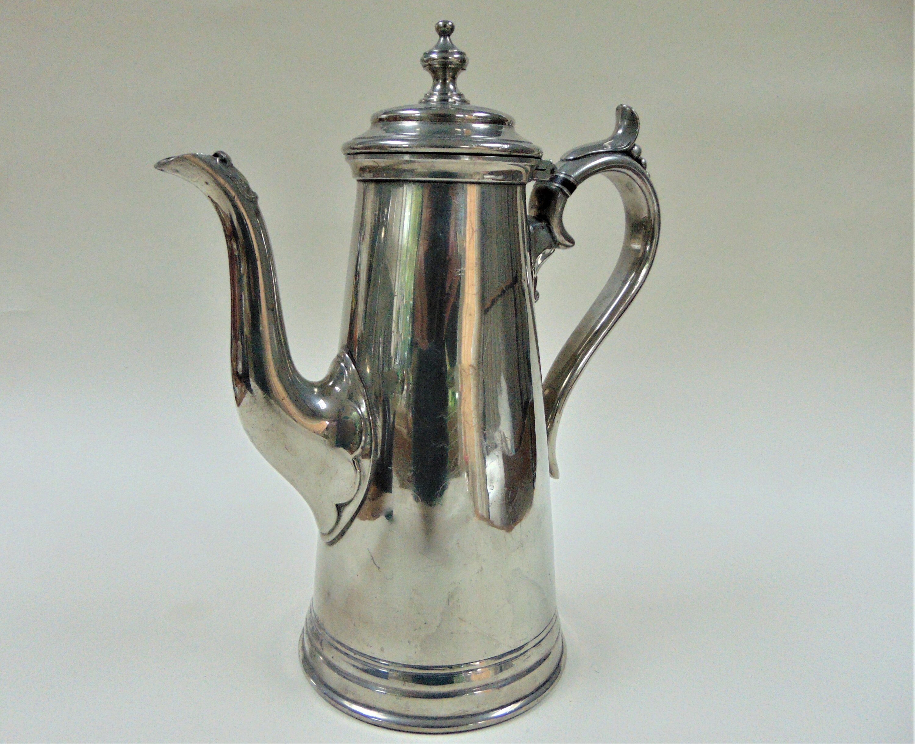 Pewter Coffee Pot with Filter James Dixon & Son Etsy